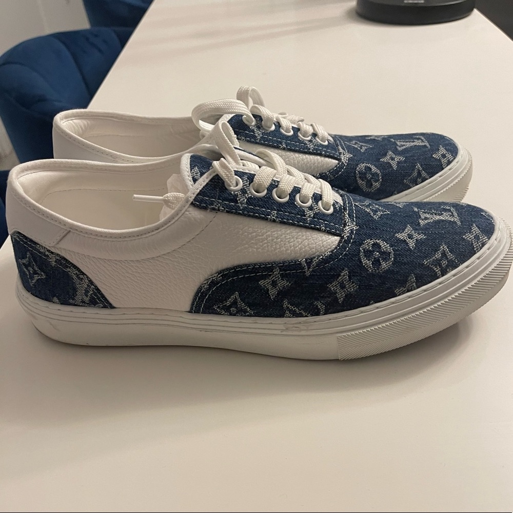 Louis Vuitton Low Top Denim Sneakers